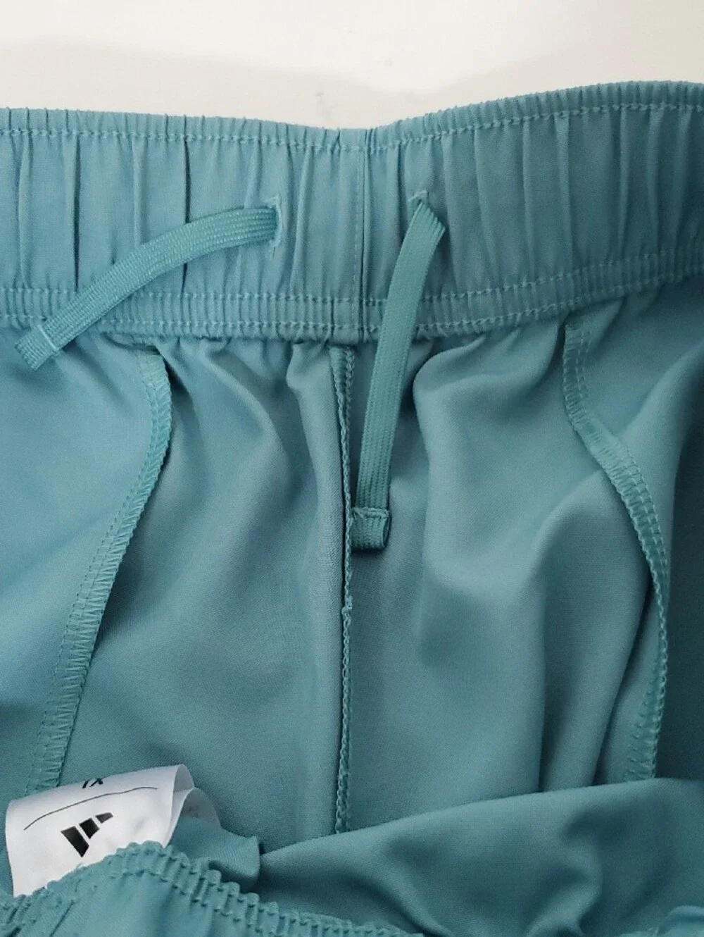 adidas Boys Teal Athletic Shorts with Logo XL NWT